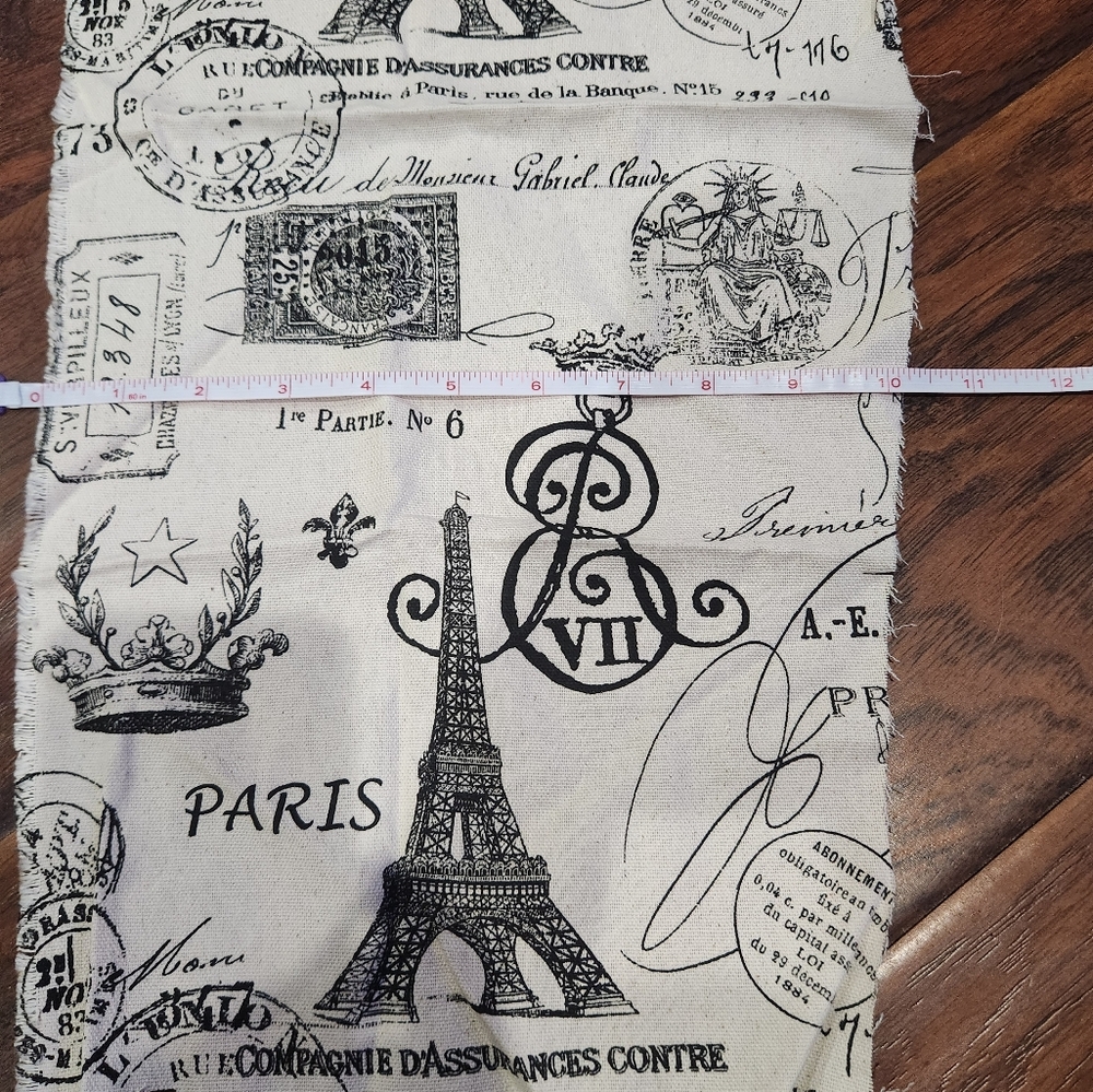 Paris fabric remnant - Picture 2 of 2